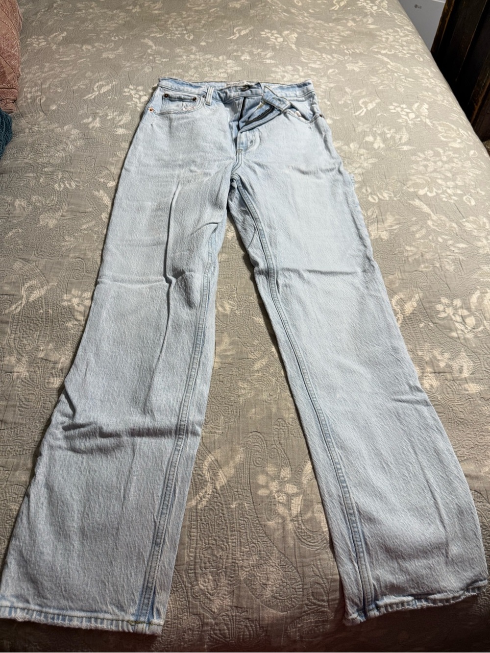 Abercrombie & Fitch Light Blue Flare Jeans